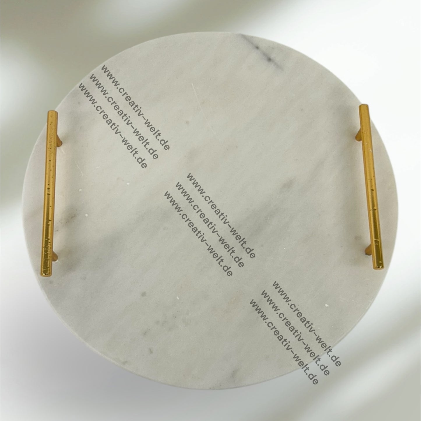 Rundes Verlobungstablett | Marmortablett |Gold| Dekotablett| 2 Größen