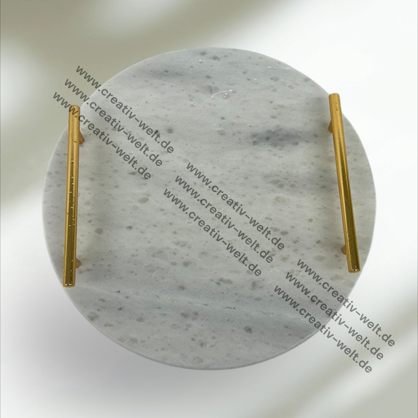 Rundes Verlobungstablett | Marmortablett |Gold| Dekotablett| 2 Größen