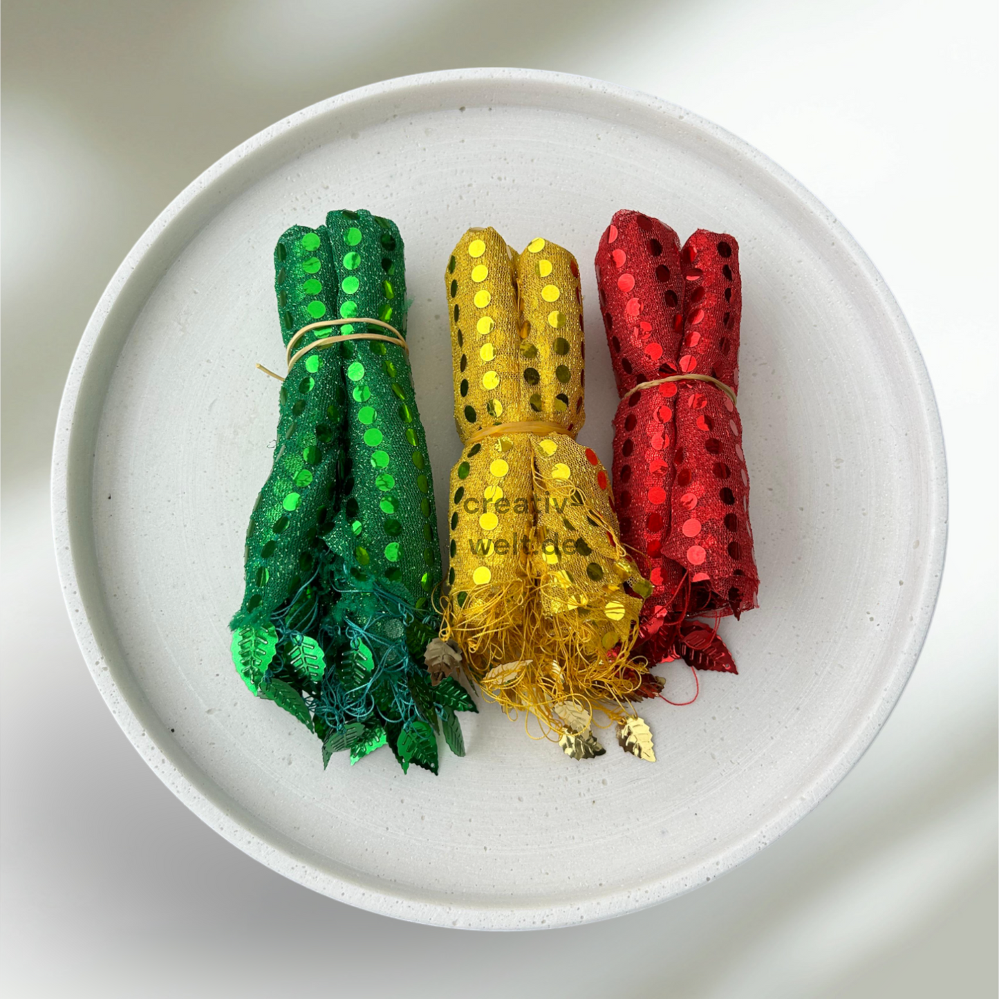 10xHenna Halay Tuch Grün