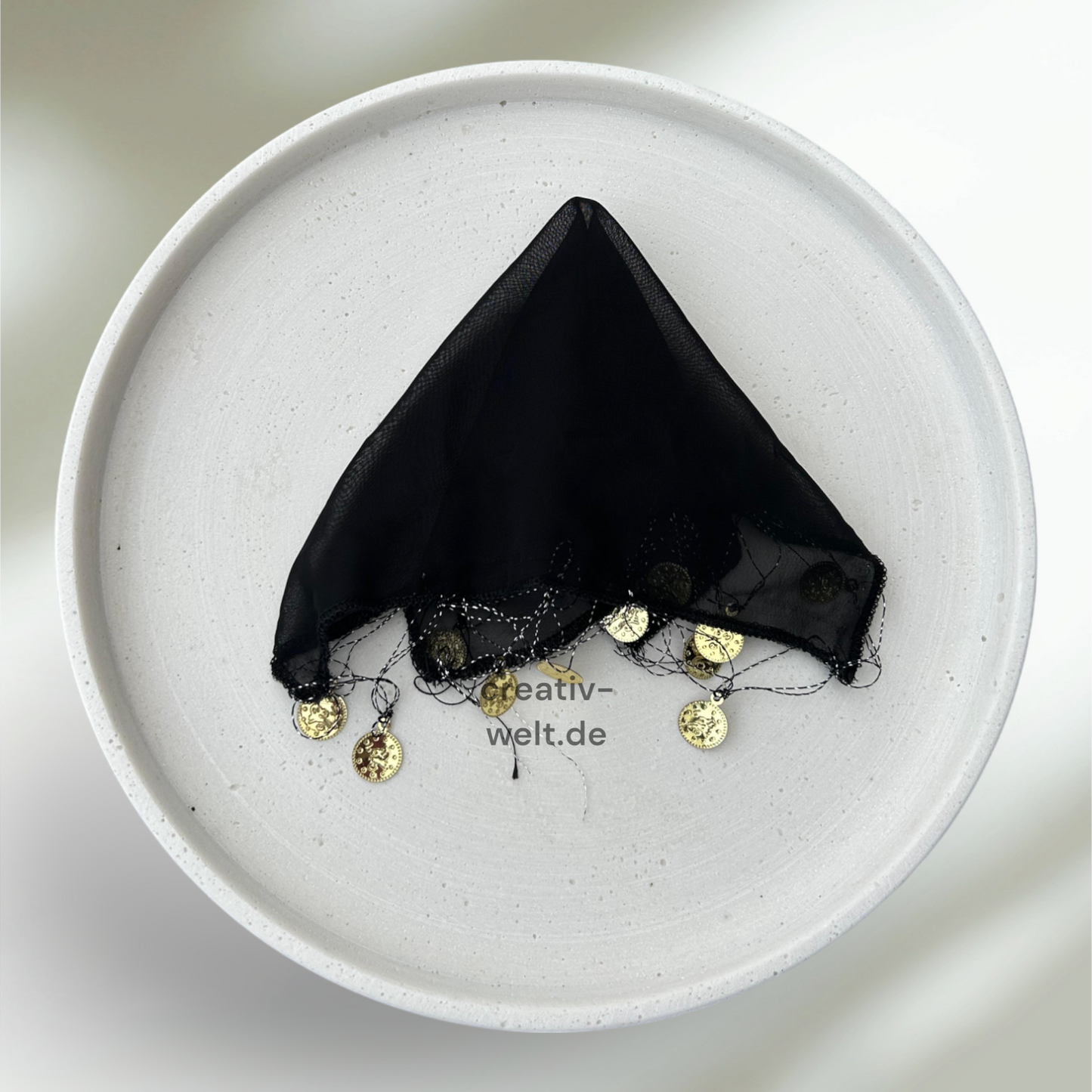 10x Premium Henna Halay Tuch Schwarz