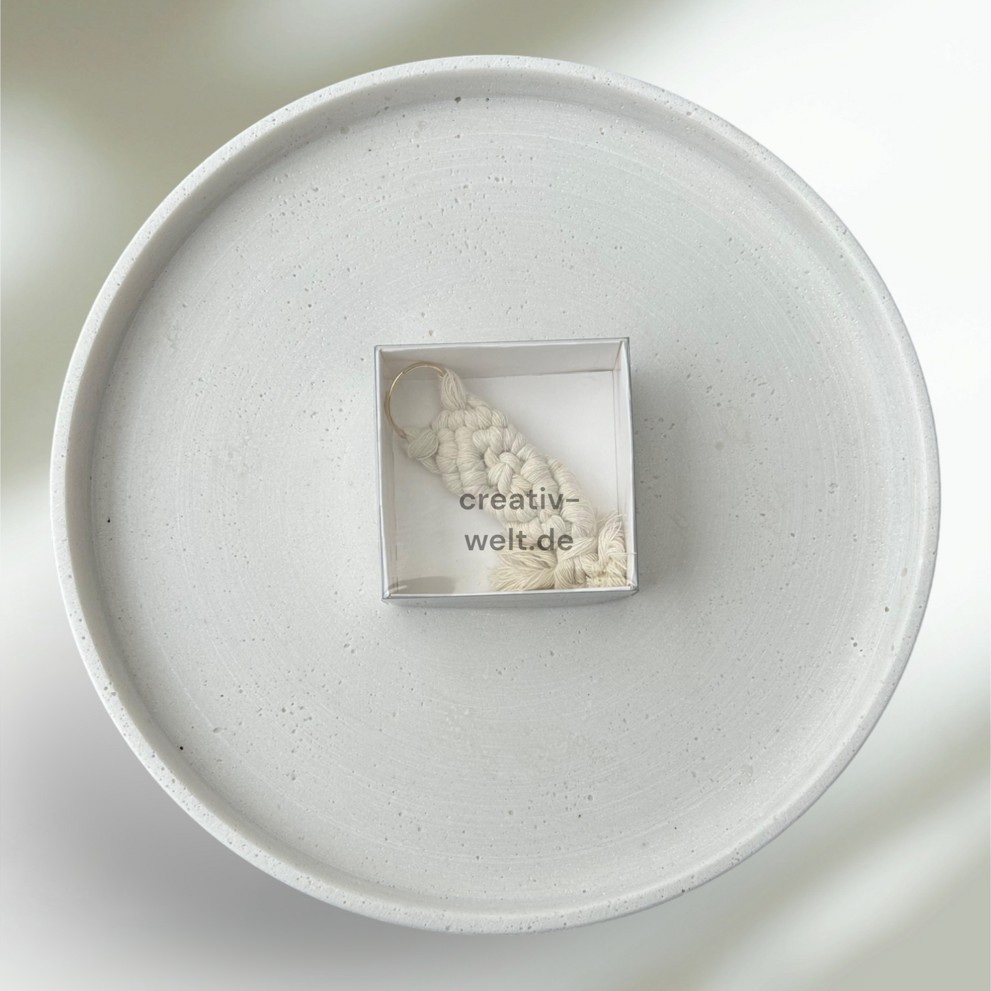 5er-Pack Kraft-Acetatschachteln in Weiß, 8x8x3 cm