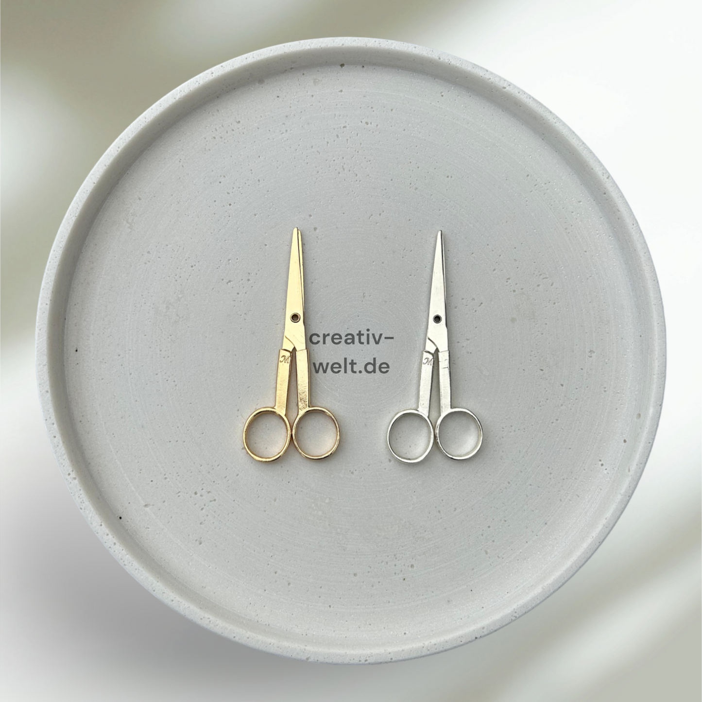 Schlichte Verlobungsschere in Silber