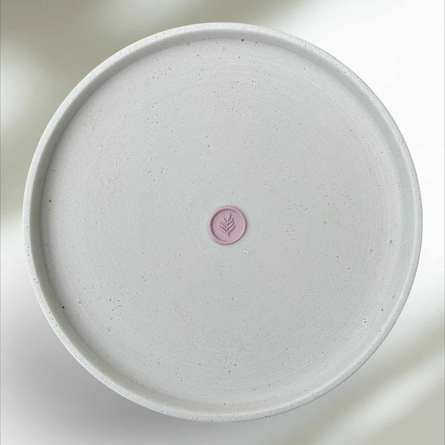 Wachssiegel mit Zweig Muster ROSA