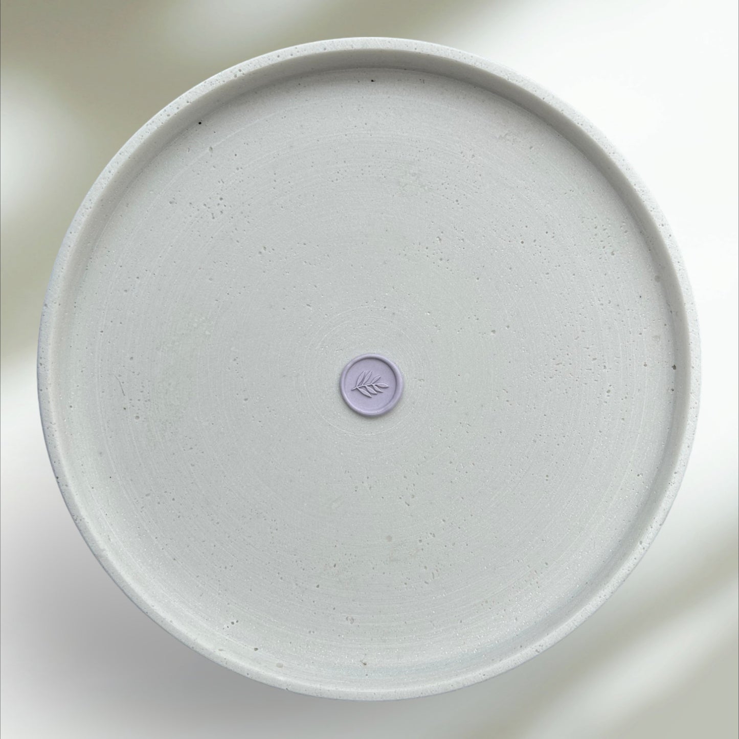 Wachssiegel mit Zweig Muster LAVENDEL