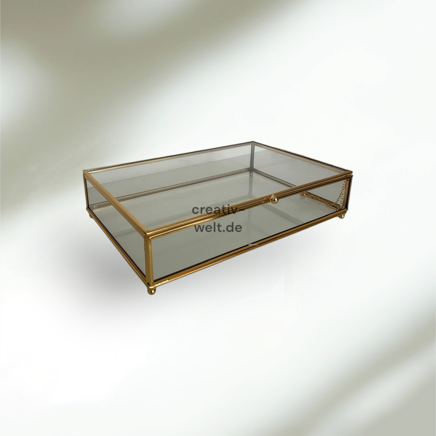 Glasbox 20x30cm in Gold