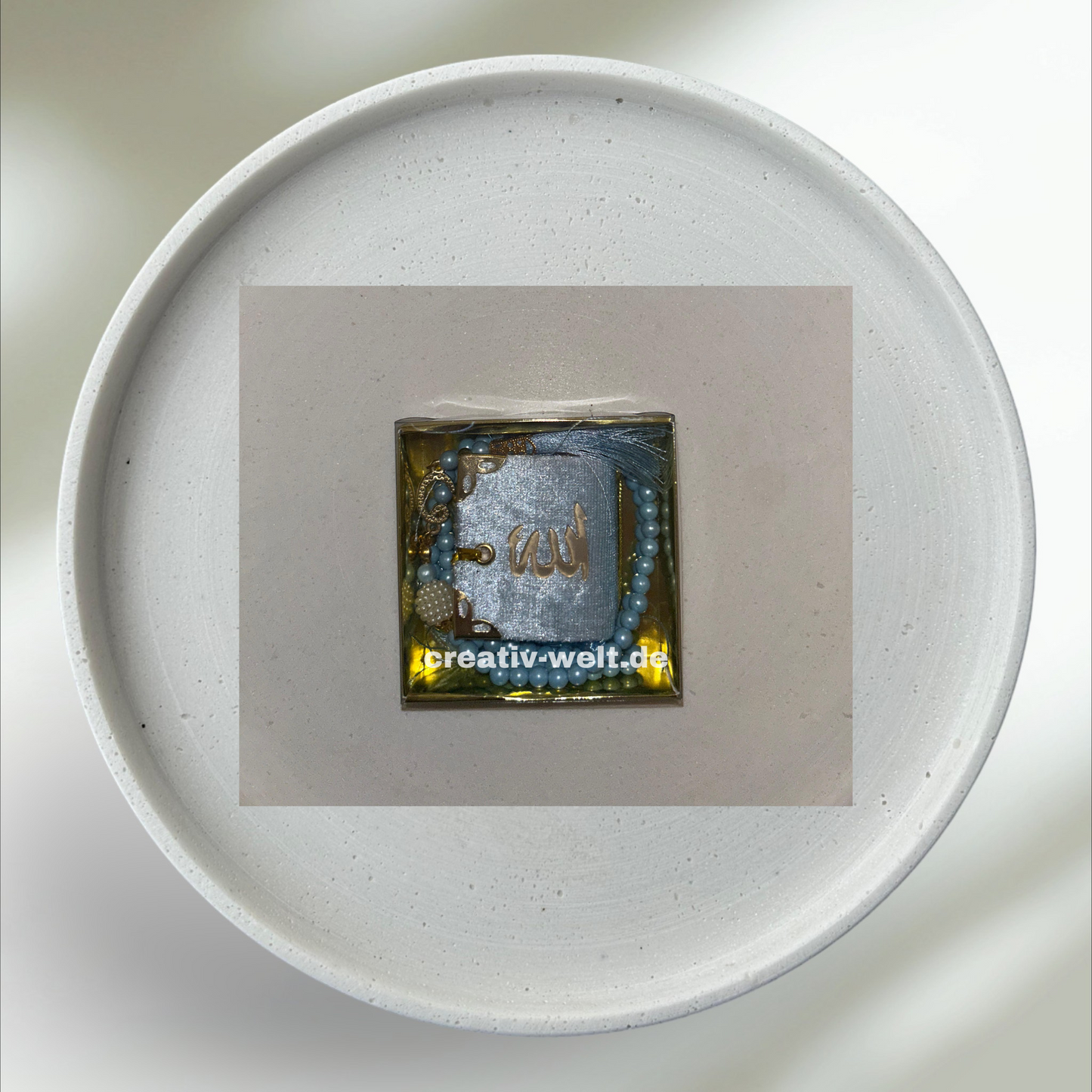 Mini Koran - Geschenkset mit Perlen-Tesbih– 9 Farben