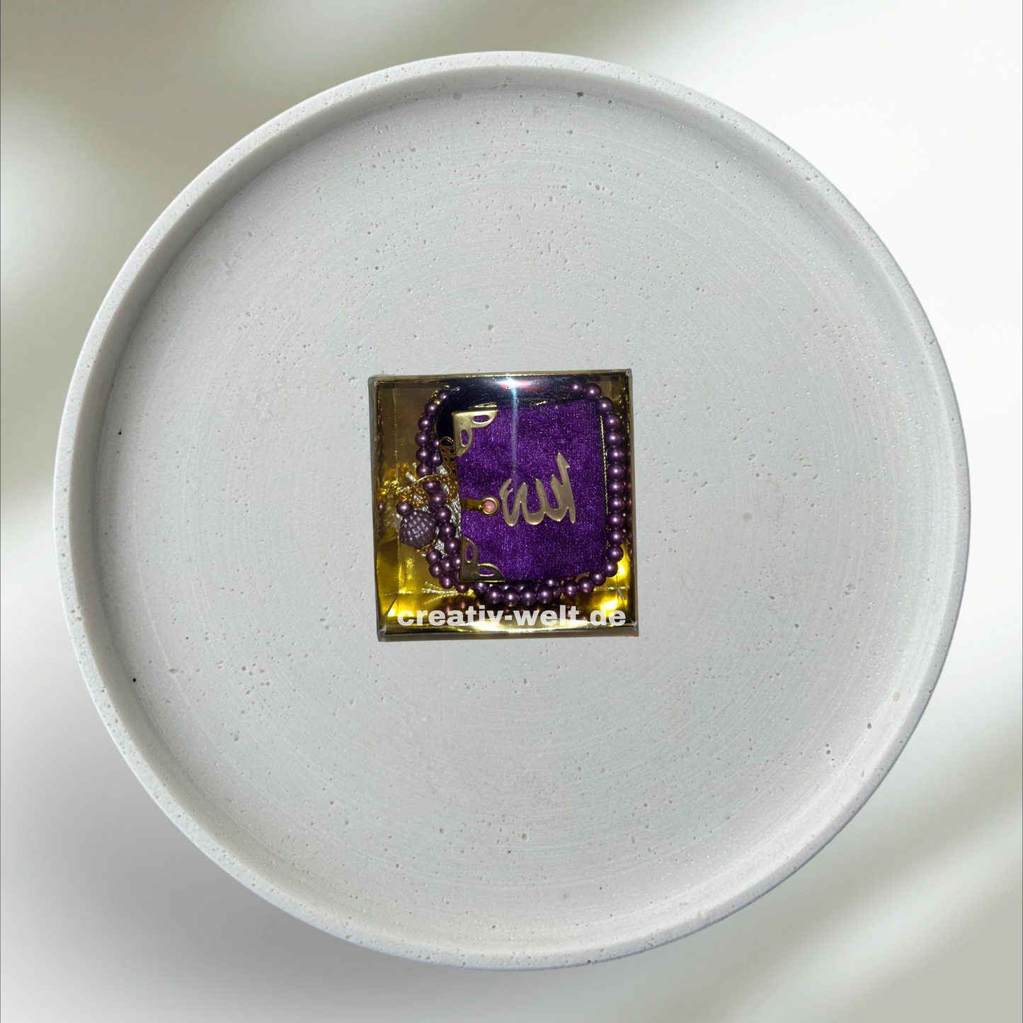 Mini Koran - Geschenkset mit Perlen-Tesbih– 9 Farben