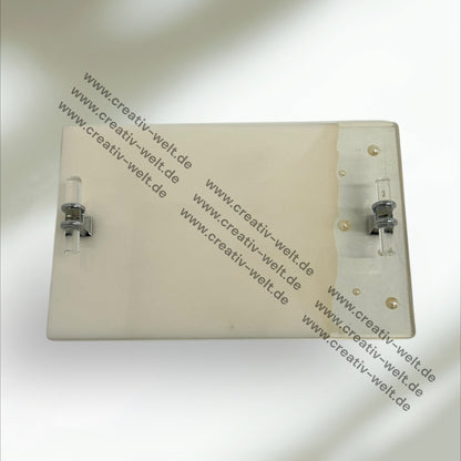Eckiges Verlobungstablett | Epoxidharz mit Perlen |Silber| Dekotablett| 2 Größen