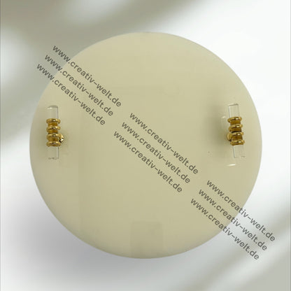 Rundes Verlobungstablett | Epoxidharz |Gold | Dekotablett| 2 Größen