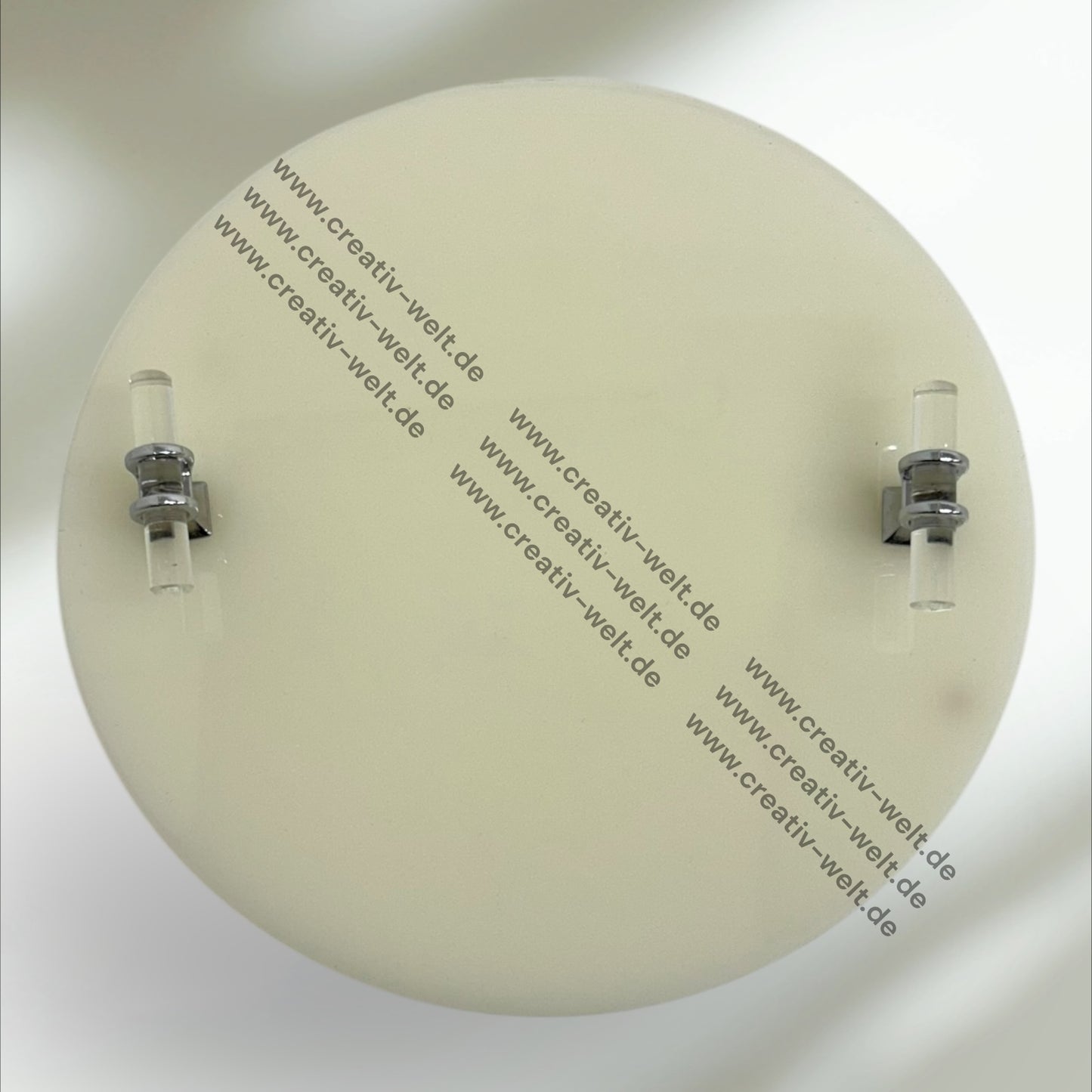 Rundes Verlobungstablett | Epoxidharz |Silber| Dekotablett| 2 Größen