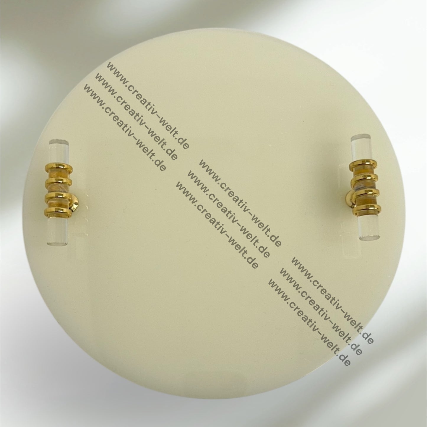Rundes Verlobungstablett | Epoxidharz |Gold | Dekotablett| 2 Größen