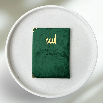 Yasin Koranbuch mit Samteinband, 80 Seiten in Rosé