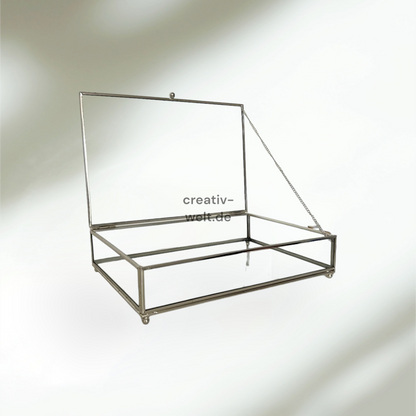 Glasbox 20x30cm in Silber