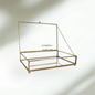 Glasbox 20x30cm in Gold