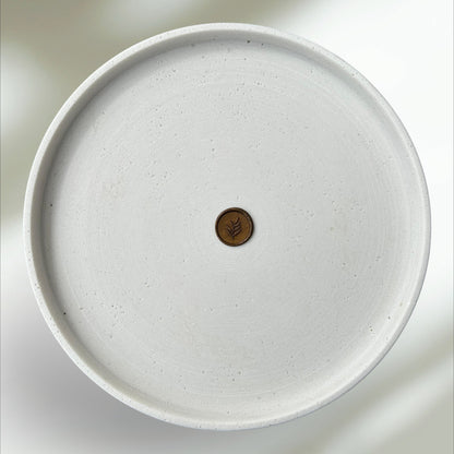 Wachssiegel mit Zweig Muster BRAUNGOLD